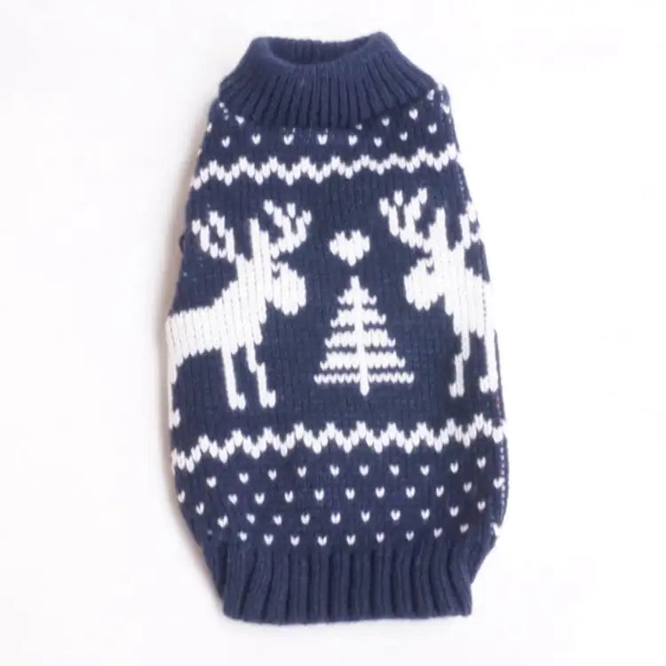 Festive Reindeer Dog Sweater