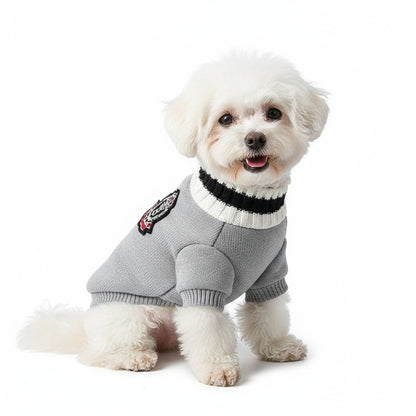Cozy Knit V-Neck Pet Vest