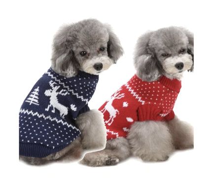 Festive Reindeer Dog Sweater
